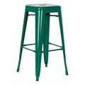 Stool DKD Home Decor Green Metal (43 x 43 x 76 cm)