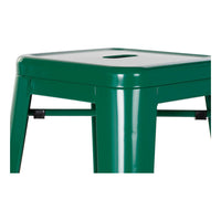 Stool DKD Home Decor Green Metal (43 x 43 x 76 cm)