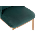 Chair DKD Home Decor Green Polyester Iron Golden (48 x 48 x 82 cm)