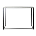 Console DKD Home Decor White Black Stone Iron (100 x 40 x 77 cm)