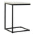 Mesa auxiliar DKD Home Decor Blanco Negro Piedra Hierro (40 x 46 x 65 cm)