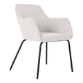 Chair DKD Home Decor Beige Polyester Metal (59.5 x 60.5 x 78 cm)