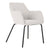 Chair DKD Home Decor Beige Polyester Metal (59.5 x 60.5 x 78 cm)