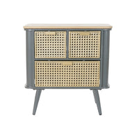 Side table DKD Home Decor Wood Metal (58 x 34 x 60 cm)