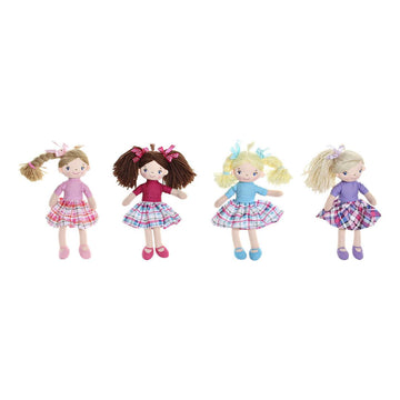 Rag Doll DKD Home Decor (4 pcs) (15 x 10 x 25 cm)