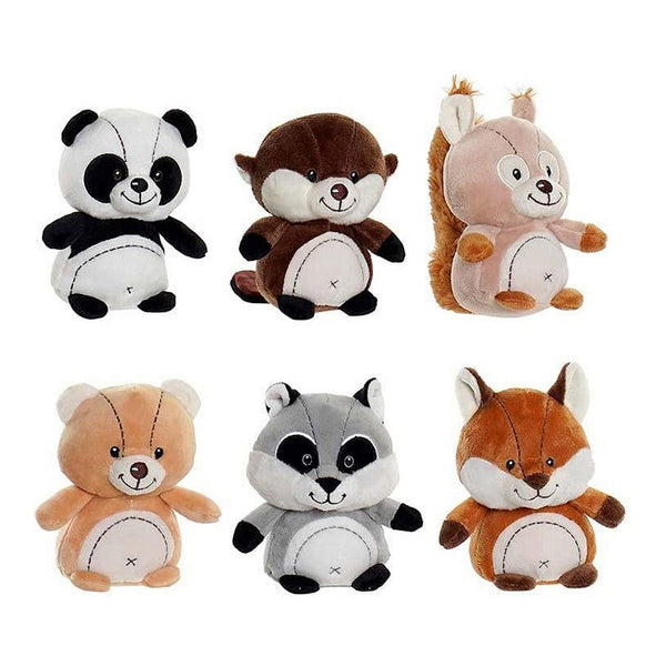 Fluffy toy DKD Home Decor ‎ animals Polyester (6 pcs) (10 x 7 x 14 cm)