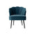 Chair DKD Home Decor Blue Black Polyester MDF Wood (67 x 67 x 83 cm)