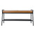 Bench DKD Home Decor Black Polyurethane Metal Camel (99 x 43 x 50 cm)