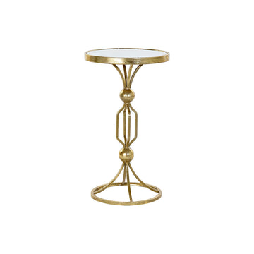 Side table DKD Home Decor Metal Golden Mirror (35 x 35 x 60.5 cm)