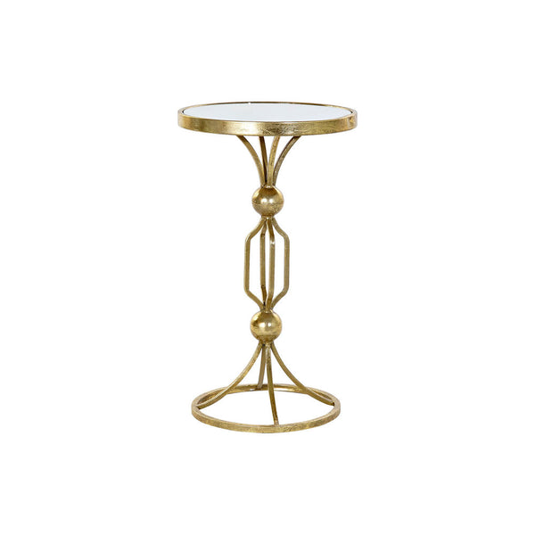 Side table DKD Home Decor Metal Golden Mirror (35 x 35 x 60.5 cm)