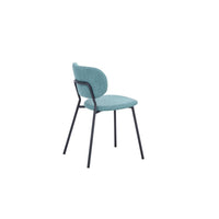 Dining Chair DKD Home Decor Green Polyester Metal (52 x 47 x 77 cm)