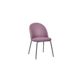 Dining Chair DKD Home Decor Pink Polyester Metal (45 x 56 x 83 cm)