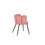 Dining Chair DKD Home Decor Pink Polyester Metal (59 x 53.5 x 74 cm)