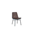 Dining Chair DKD Home Decor Brown Polyurethane Metal (57 x 49 x 84 cm)