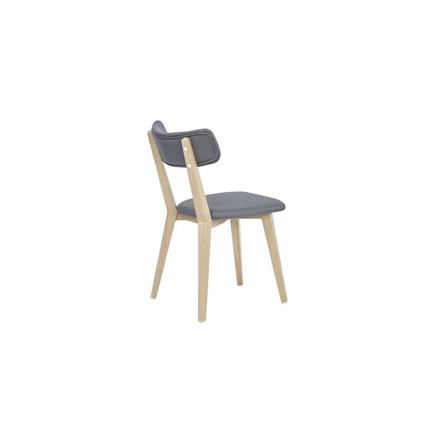 Dining Chair DKD Home Decor Polyurethane Metal Light Grey (51 x 46 x 76 cm)