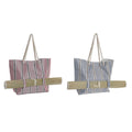 Bag DKD Home Decor Mat Polyester Seagrass (2 pcs) (50 x 16 x 36 cm)