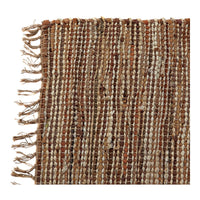 Carpet DKD Home Decor Jute Cotton Indian Man (2 pcs) (120 x 180 x 1 cm)