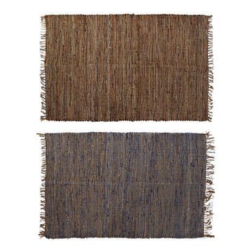 Alfombra DKD Home Decor Yute Algodón Indio Hombre (2 pcs) (120 x 180 x 1 cm)