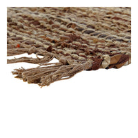 Carpet DKD Home Decor Jute Cotton Indian Man (2 pcs) (120 x 180 x 1 cm)