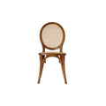 Dining Chair DKD Home Decor Brown Rattan Elm wood (45 x 42 x 92 cm)