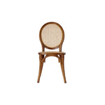 Dining Chair DKD Home Decor Brown Rattan Elm wood (45 x 42 x 92 cm)