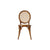 Dining Chair DKD Home Decor Brown Rattan Elm wood (45 x 42 x 92 cm)