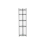 Shelves DKD Home Decor Black Crystal Ironwork (32 x 32 x 170 cm)