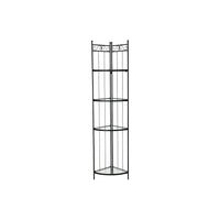 Shelves DKD Home Decor Black Crystal Ironwork (32 x 32 x 170 cm)