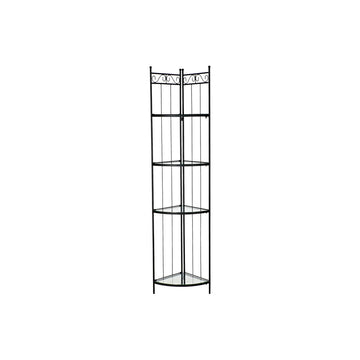 Shelves DKD Home Decor Black Crystal Ironwork (32 x 32 x 170 cm)