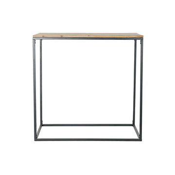 Console DKD Home Decor Black Metal Fir (80 x 40 x 80 cm)