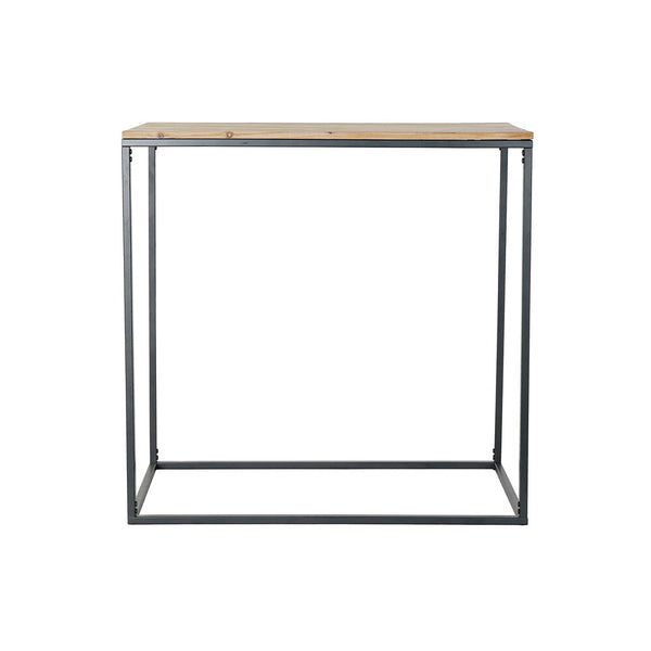 Console DKD Home Decor Black Metal Fir (80 x 40 x 80 cm)