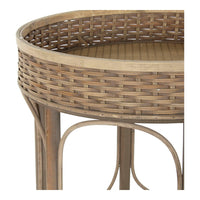 Side Table DKD Home Decor Rattan (2 pcs)