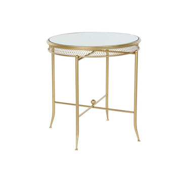 Side table DKD Home Decor Metal Mirror (56 x 56 x 56 cm)