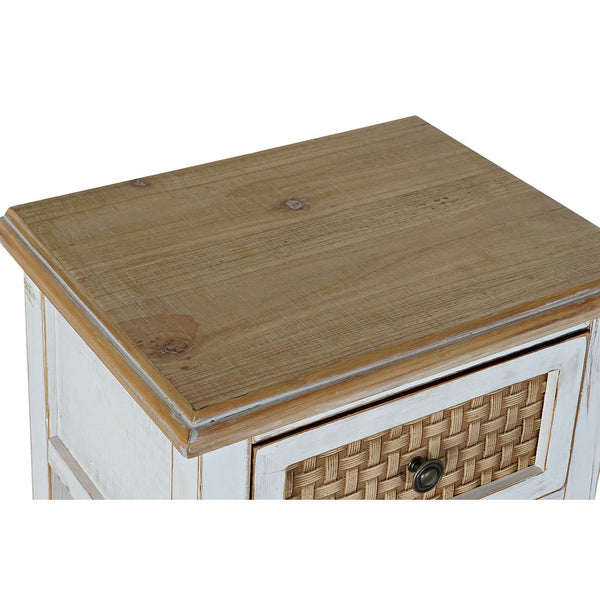 Side table DKD Home Decor White Fir (40.5 x 30.5 x 76.5 cm)