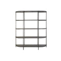 Shelves DKD Home Decor Black Metal (155 x 44.5 x 180 cm)