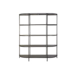 Shelves DKD Home Decor Black Metal (155 x 44.5 x 180 cm)