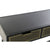 Console DKD Home Decor Black Metal Golden (130 x 42 x 78 cm)