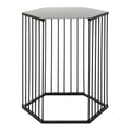 Side table DKD Home Decor Black Metal (38 x 33 x 45 cm)