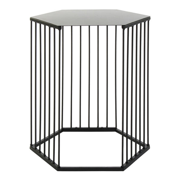 Side table DKD Home Decor Black Metal (38 x 33 x 45 cm)