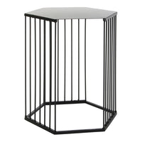 Side table DKD Home Decor Black Metal (38 x 33 x 45 cm)