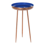 Side Table DKD Home Decor Metal (28.5 x 28.5 x 48.5 cm)