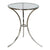 Side table DKD Home Decor Crystal Steel Silver (40.5 x 40.5 x 52 cm)