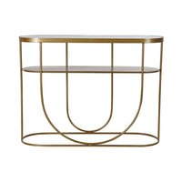 Console DKD Home Decor Metal Crystal (100.5 x 32 x 75 cm)