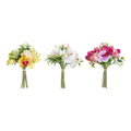 Decorative Flowers DKD Home Decor Cloth (3 pcs) (25 x 25 x 35 cm)