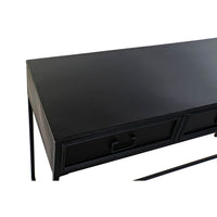 Console DKD Home Decor Black Metal (120 x 40 x 76 cm)