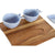 Appetizer Set DKD Home Decor Porcelain Acacia (19.5 x 16.5 x 1.3 cm)