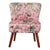 Chair DKD Home Decor Pink Polyester Wood (61 x 60 x 77 cm)