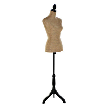 Mannequin DKD Home Decor Wood Rattan (37 x 23 x 168 cm)