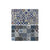 Alfombra DKD Home Decor Azulejo Azul Gris Stick (2 pcs) (75 x 45 x 0.3 cm)