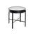 Side table DKD Home Decor Black Metal Crystal (42 x 42 x 40 cm)